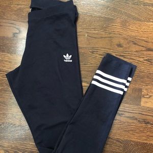 Navy adidas leggings
